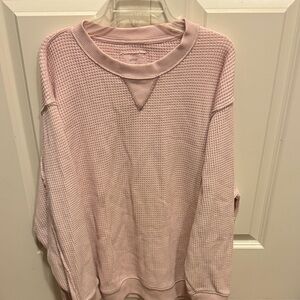 Aerie  Waffle Knit sweatshirt